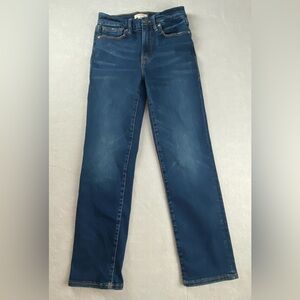Good American dark wash straight leg jeans Tag Size 00-4 Size 22